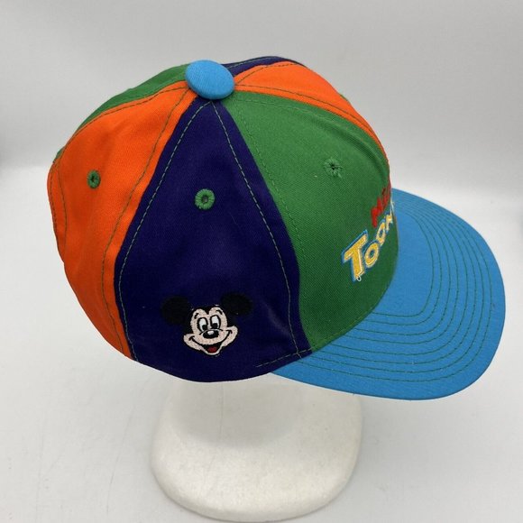 Goofy's Hat Co. Mickey's Toontown Colorblock Baseball Cap Hat Youth Size USA - Picture 3 of 9